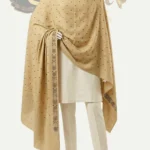 Premium Bindi Swiss Shawl Golden