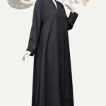 Premium Full Maxi Ghair Abaya (Black)