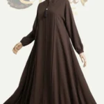 Premium Full Maxi Ghair Abaya (Brown)