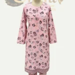 Premium Lawn Print 2 Piece Stitched Suit (light pink)